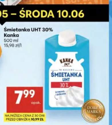 Śmietanka UHT 30% Kanka