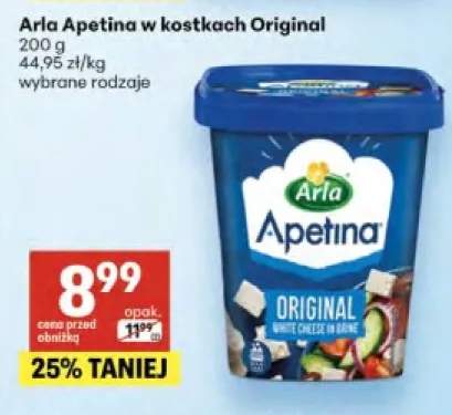 Ser w kostkach Original Arla Apetina