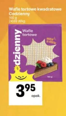 Wafle tortowe kwadratowe Codzienny