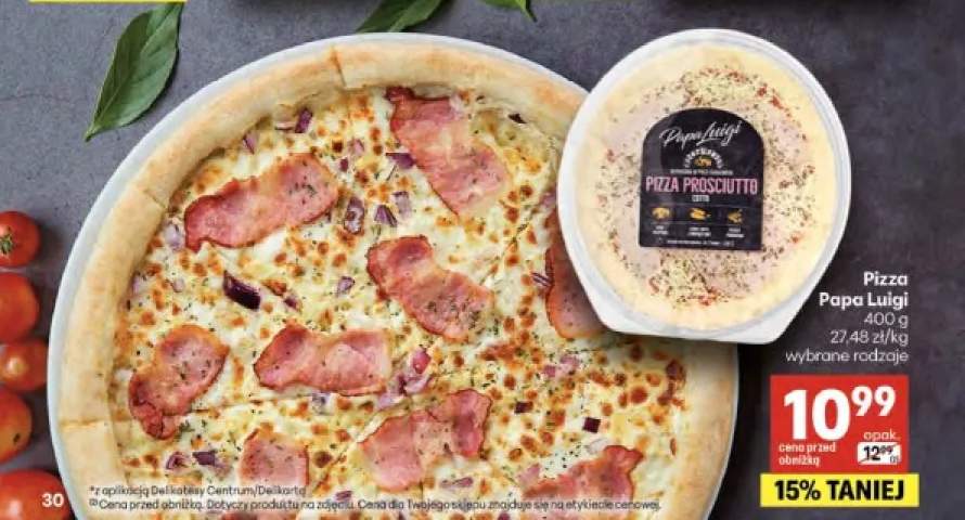 Pizza Prosciutto Papa Luigi