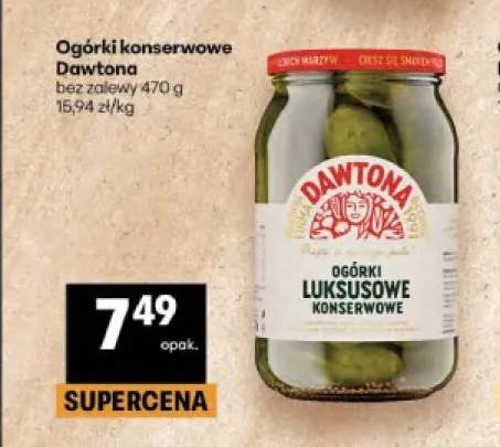 Ogórki luksusowe konserwowe Dawtona