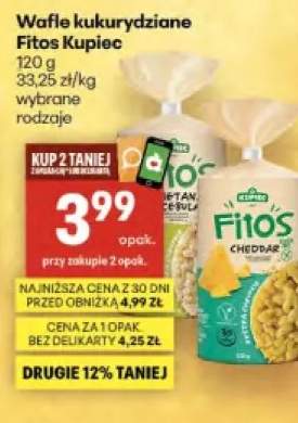 Wafle kukurydziane Fitos Kupiec