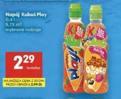 Napój Kubuś Play truskawka