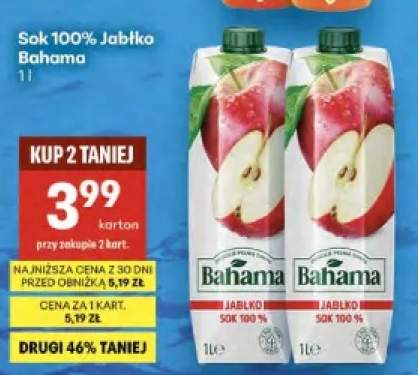 Sok 100% Jabłko Bahama