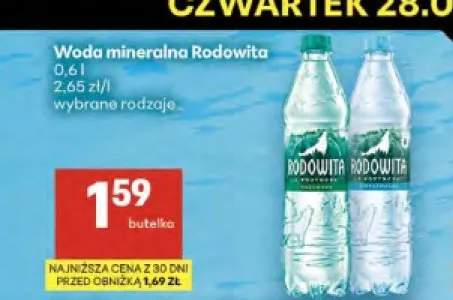 Woda mineralna Rodowita gazowana