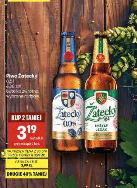 Piwo Žatecký Světlý Ležák