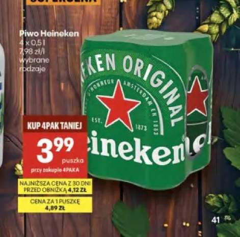 Piwo Heineken Original 4-pak 500ml