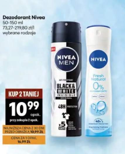 Dezodorant Nivea Men Black & White Invisible