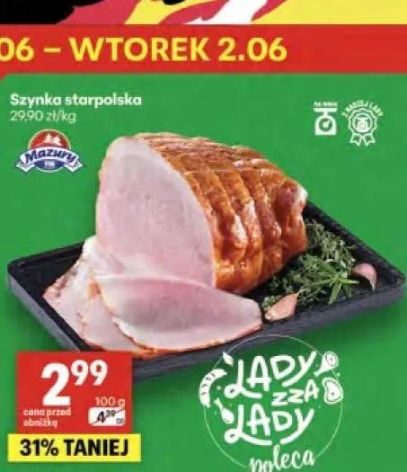 Szynka starpolska Mazury