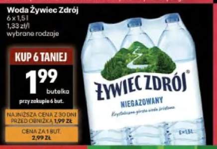 Woda Żywiec Zdrój niegazowana