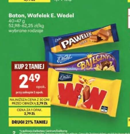 Baton Pawełek toffi E.Wedel