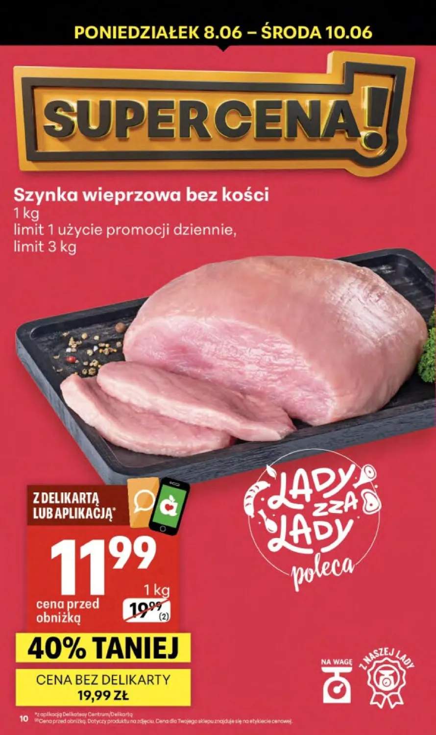 Szynka wieprzowa bez kości