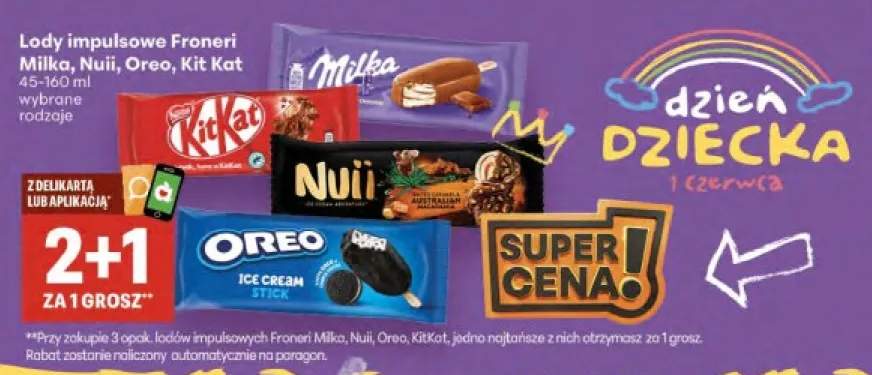 Lody impulsowe Milka