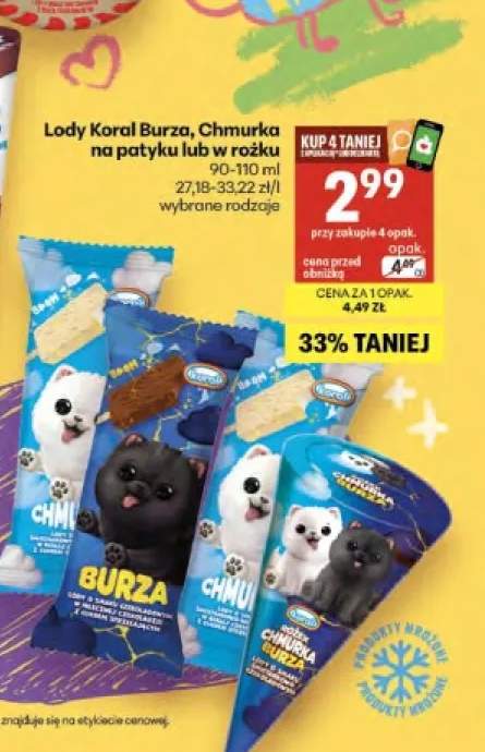 Lody Chmurka w rożku