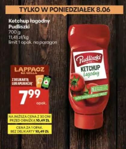 Ketchup łagodny Pudliszki