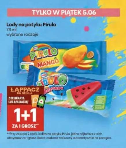 Lody na patyku Pirulo Mango