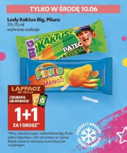Lody Kaktus Big Patec Jungle 70-75ml