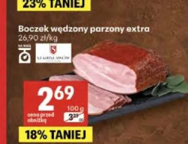 Boczek wędzony parzony extra Stanisławów