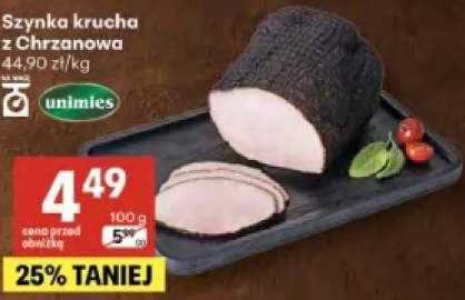 Szynka krucha z Chrzanowa Unimies