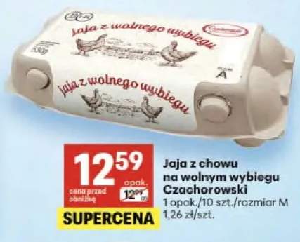 Jaja z chowu na wolnym wybiegu Czachorowski rozmiar M