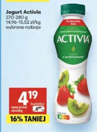 Jogurt Activia truskawka kiwi