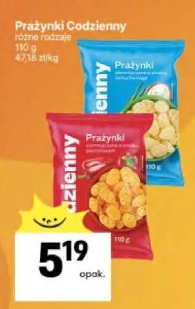 Prażynki o smaku serka fromage Codzienny