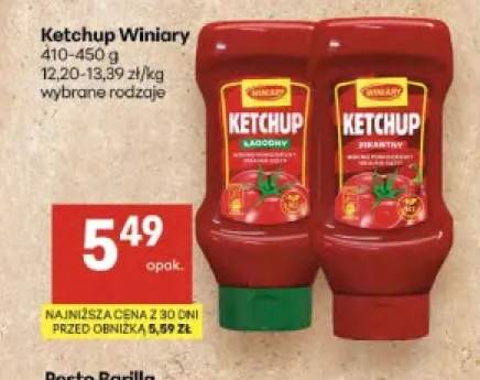 Ketchup Winiary Łagodny 410-450g