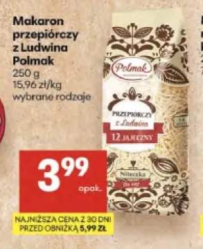 Makaron przepiórczy z Ludwina Polmak