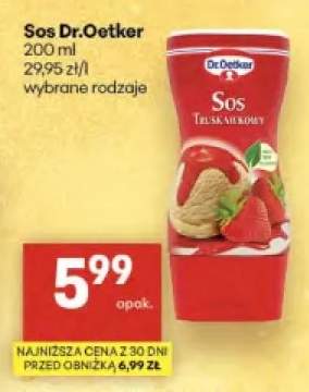 Sos Dr.Oetker truskawkowy