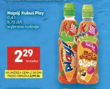 Napój Kubuś Play truskawka