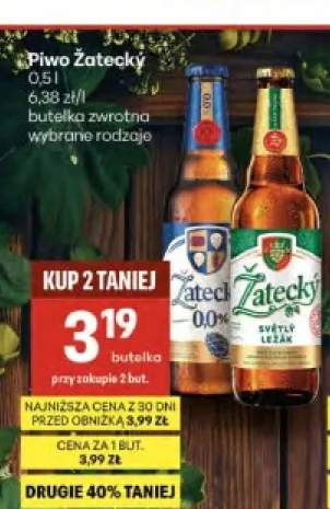 Piwo Žatecký Světlý Ležák butelka zwrotna