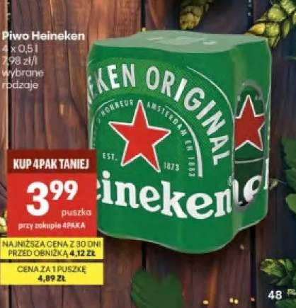 Piwo Heineken Original 4-pak 500ml