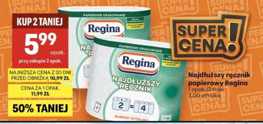 Najdłuższy ręcznik papierowy Regina