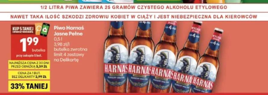 Piwo Harnaś Jasne Pełne