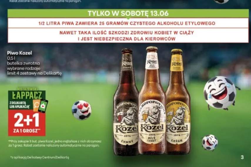 Piwo Kozel Bílý Lehky