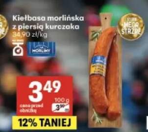 Kiełbasa morlińska z piersią kurczaka Morliny