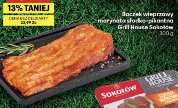 Boczek wieprzowy marynata słodko-pikantna Grill House Sokołów