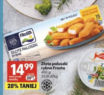 Złote paluszki rybne Frosta