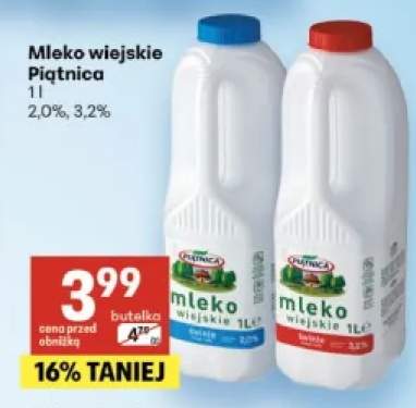 Mleko wiejskie Piątnica 3,2%