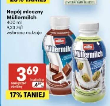 Napój mleczny Müller Müllermilch czekoladowy