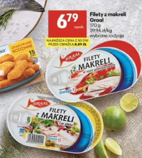 Filety z makreli w sosie pomidorowym Graal