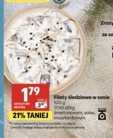 Filety śledziowe w sosie musztardowym
