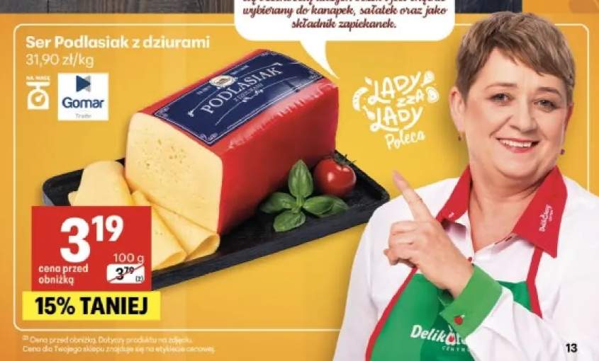 Ser Podlasiak z dziurami Gomar Trade