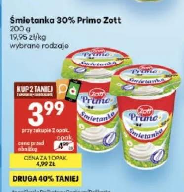 Śmietanka 30% Zott Primo