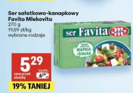 Ser sałatkowo-kanapkowy Favita Mlekovita