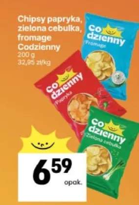 Chipsy o smaku papryki Codzienny