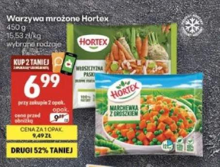 Warzywa mrożone Marchewka z groszkiem Hortex