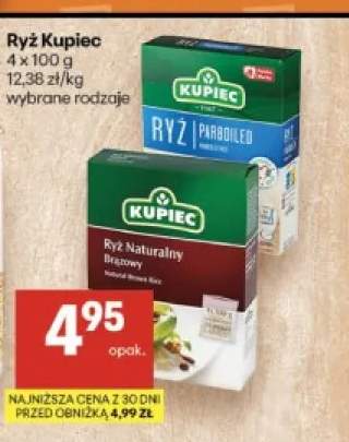 Ryż Naturalny Brązowy Kupiec 4-pak