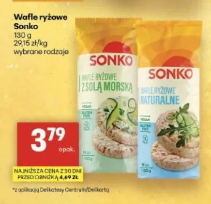 Wafle ryżowe Sonko z solą morską