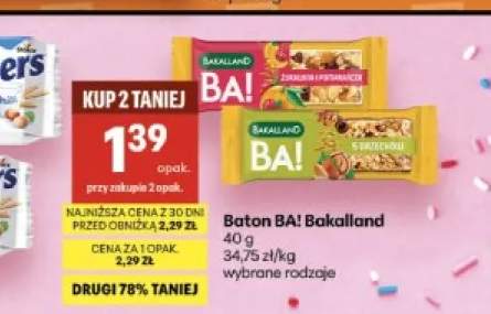 Baton BA! Bakalland Żurawina i Pomarańcza
